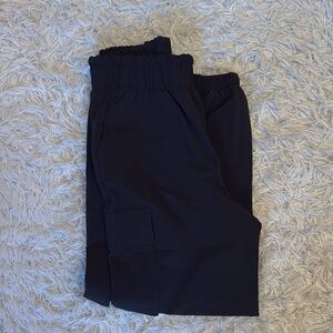 Black Cargo Joggers